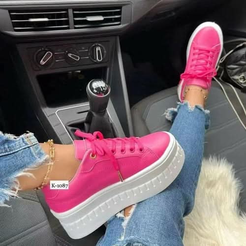 Chic Platform Sneakers with Style