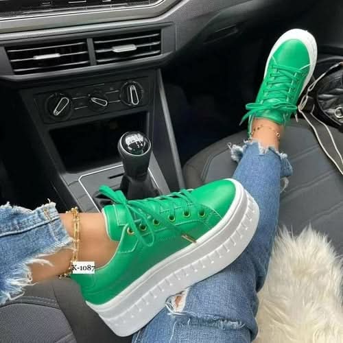 Chic Platform Sneakers with Style