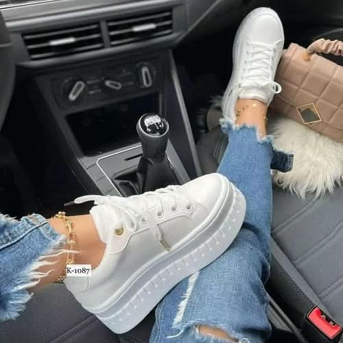 Chic Platform Sneakers with Style
