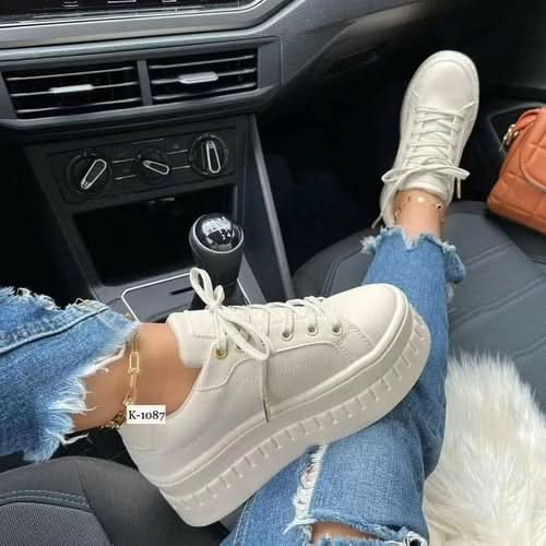 Chic Platform Sneakers with Style