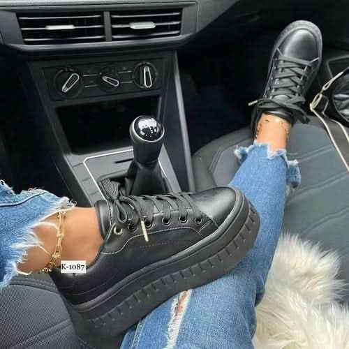 Chic Platform Sneakers with Style