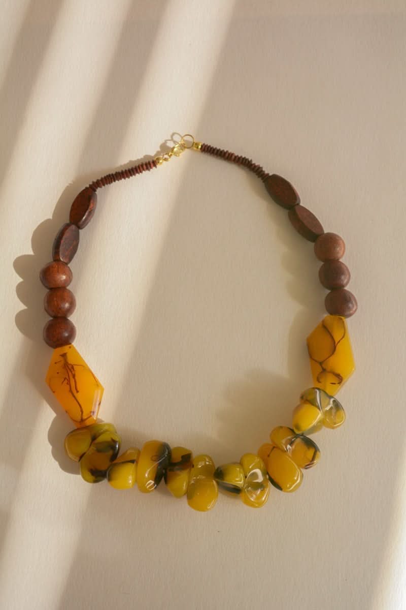 Elegant Chunky Amber Necklace