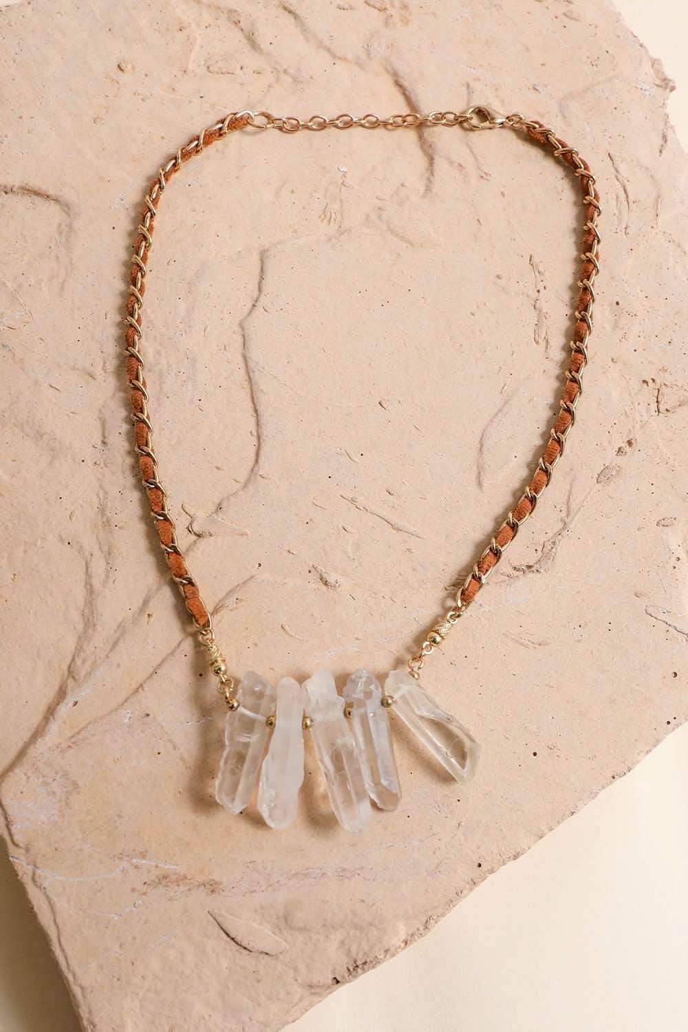 Exquisite Crystal Drop Necklace