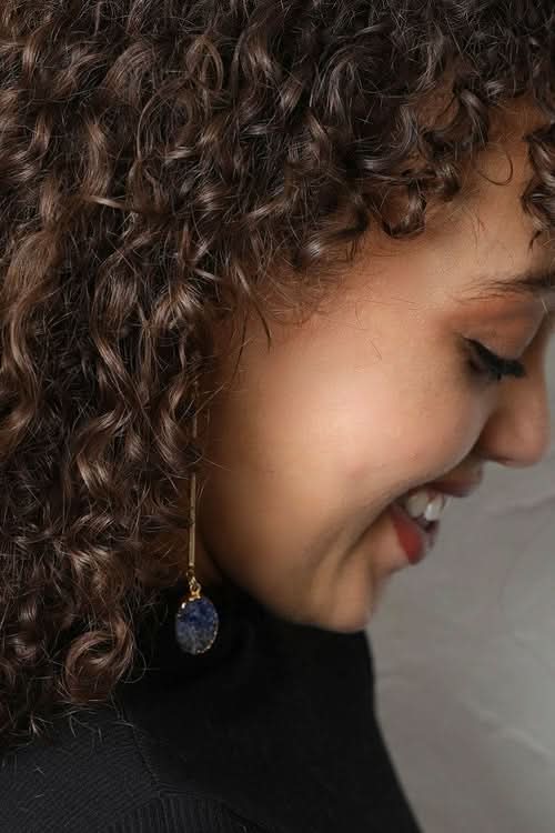 Sophisticated Gemstone Drop Earrings