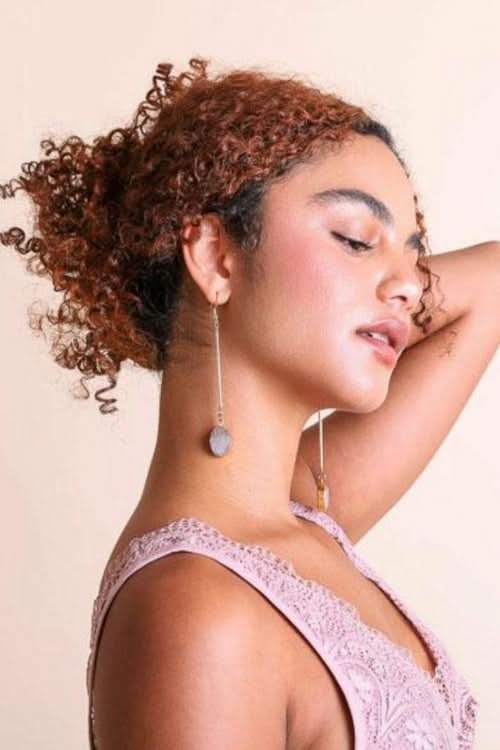 Sophisticated Gemstone Drop Earrings