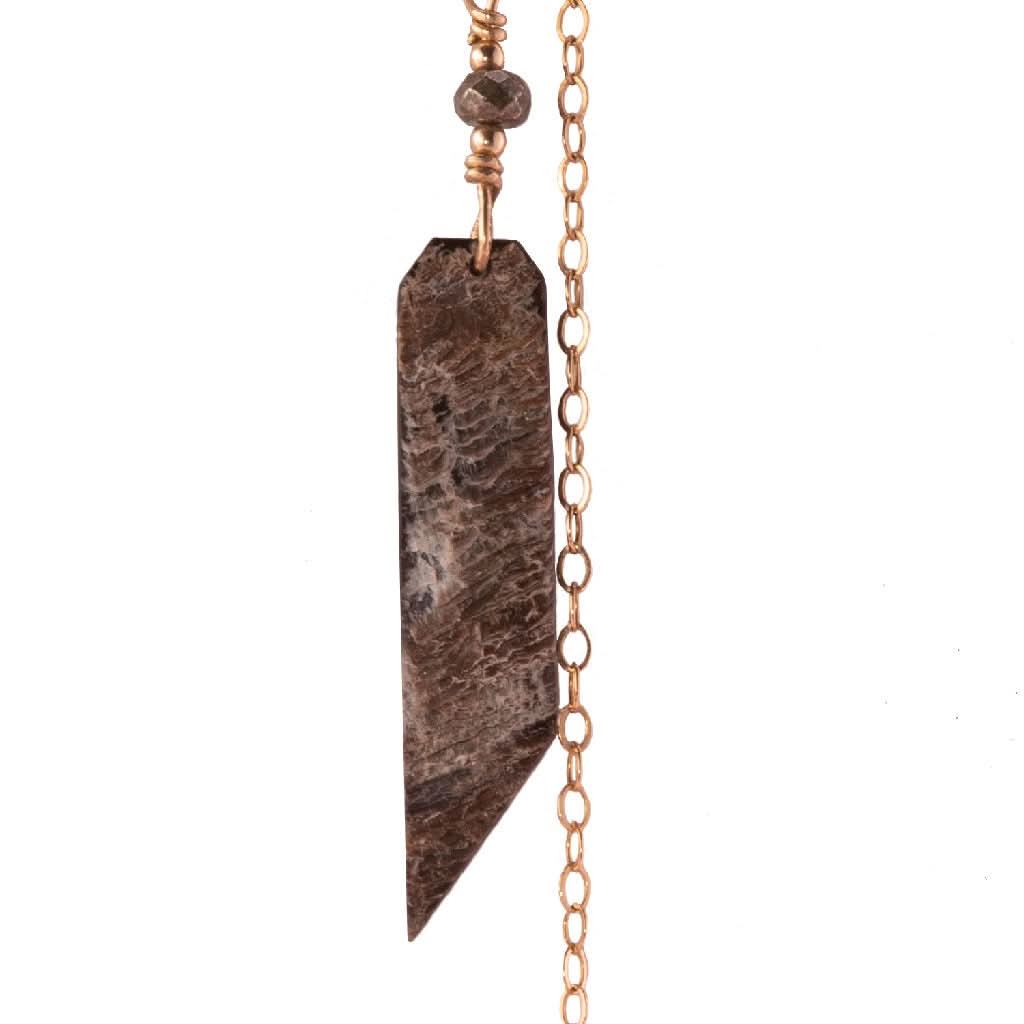 Luxurious Gold Lariat Necklace