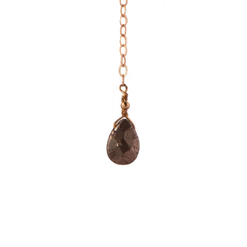 Luxurious Gold Lariat Necklace