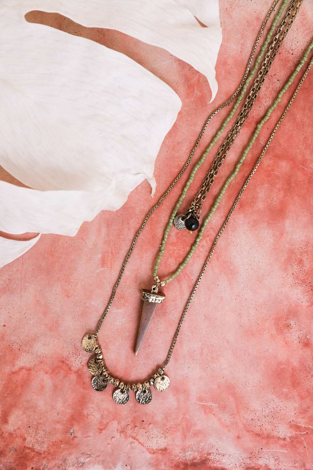 Elegant Layered Point Necklace