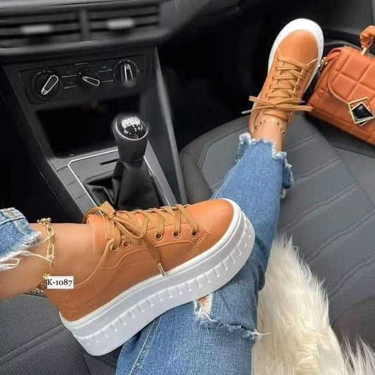 Chic Platform Sneakers with Style