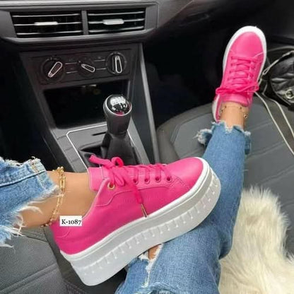 Chic Platform Sneakers with Style