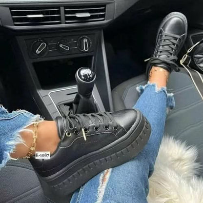 Chic Platform Sneakers with Style