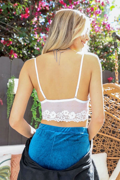 Elegant Lace Strappy Bralette