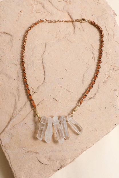 Exquisite Crystal Drop Necklace
