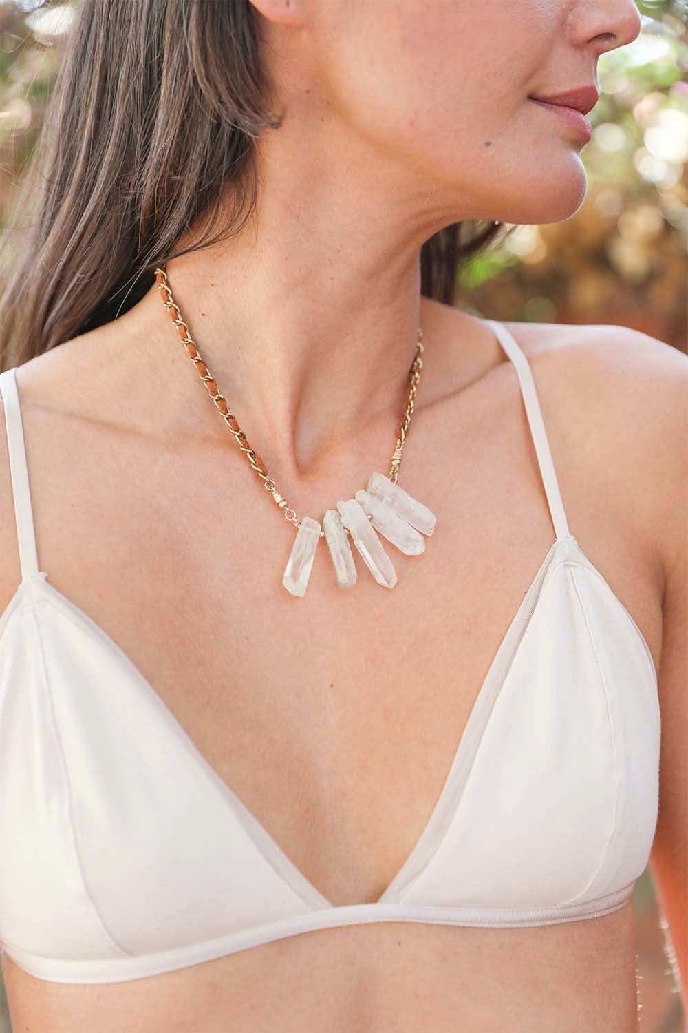 Exquisite Crystal Drop Necklace