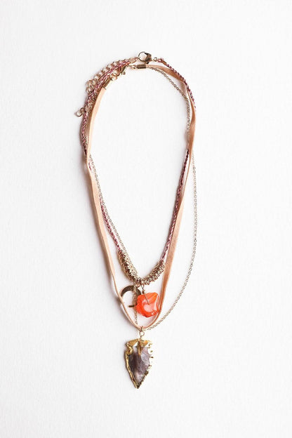 Exquisite Carnelian Gem Necklace