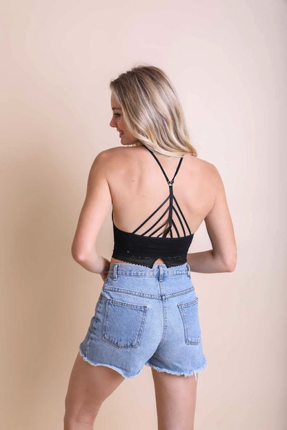 Elegant High Neck Bralette