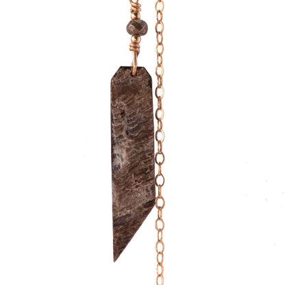 Luxurious Gold Lariat Necklace