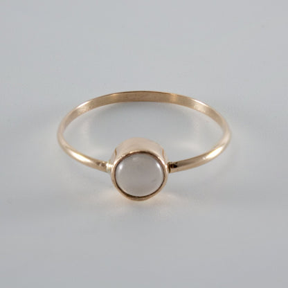 Luxe Dainty Moonstone Gold Ring