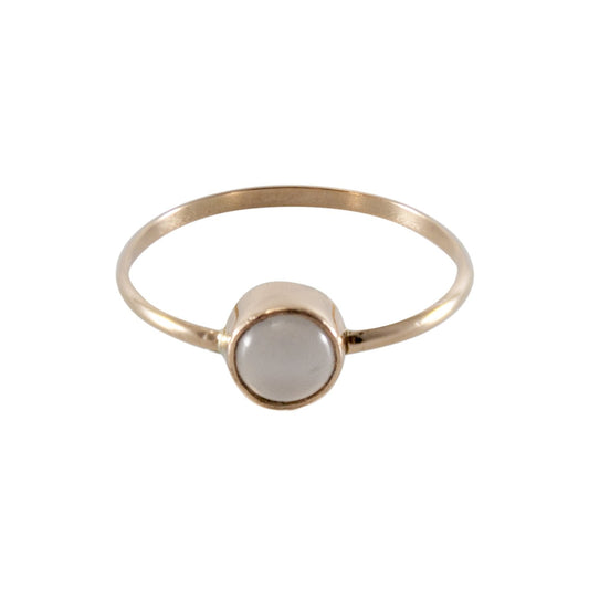 Luxe Dainty Moonstone Gold Ring